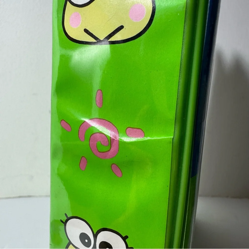 Vintage Sanrio Keroppi Keroleen Notebook Binder 1993 Green Frog Hello Kitty 90s